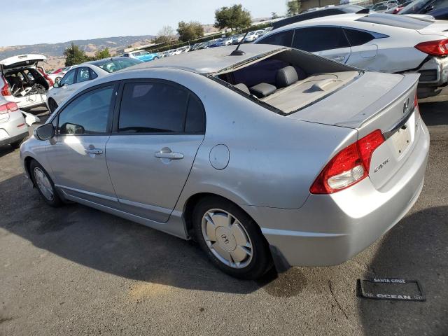 JHMFA36219S003796 - 2009 HONDA CIVIC HYBRID SILVER photo 2