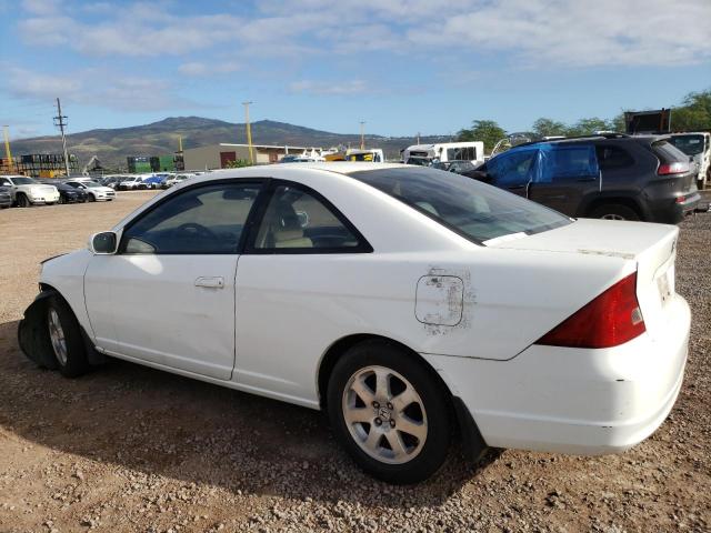 1HGEM22913L053487 - 2003 HONDA CIVIC EX WHITE photo 2