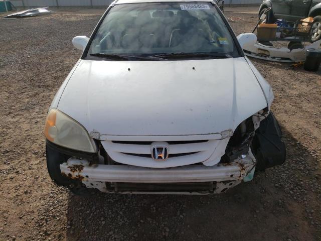 1HGEM22913L053487 - 2003 HONDA CIVIC EX WHITE photo 5