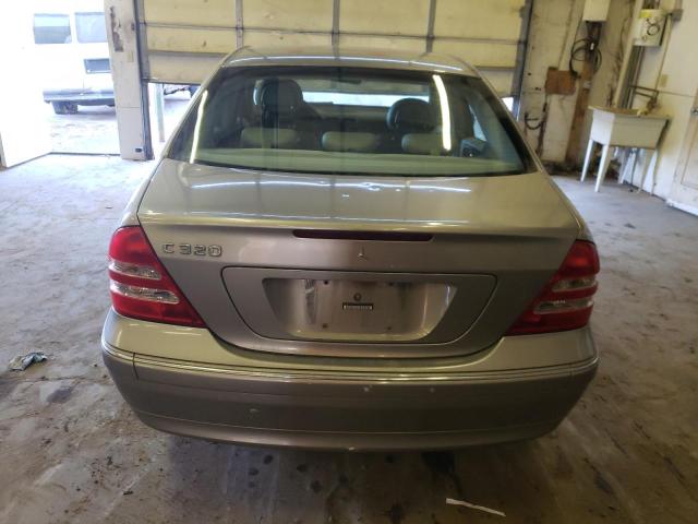 WDBRF64JX4F485308 - 2004 MERCEDES-BENZ C 320 SILVER photo 6