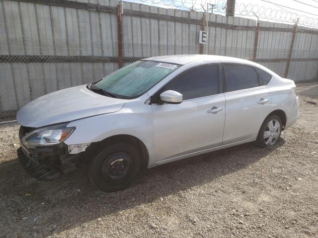 3N1AB7AP9HY322398 - 2017 NISSAN SENTRA S SILVER photo 1