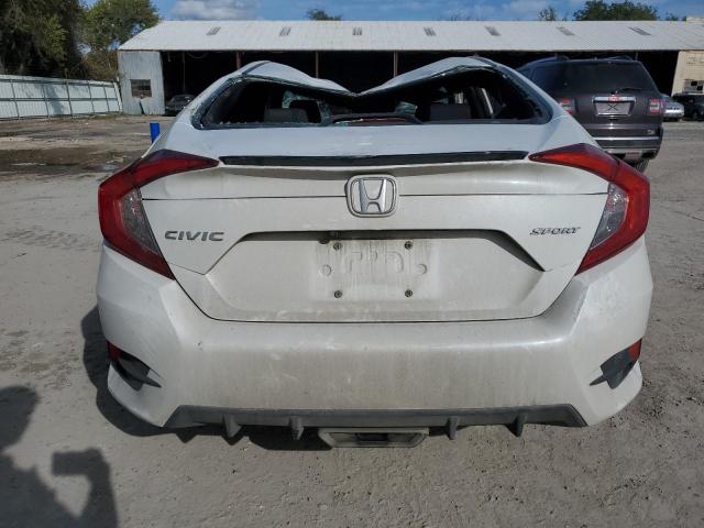 19XFC2F8XKE008031 - 2019 HONDA CIVIC SPORT WHITE photo 6