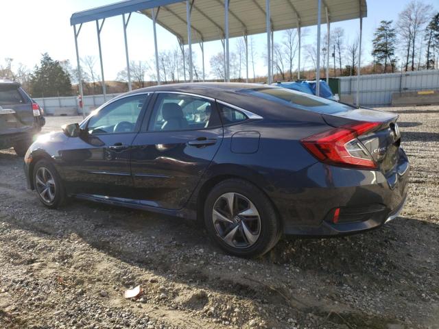 2HGFC2F62KH600818 - 2019 HONDA CIVIC LX GRAY photo 2