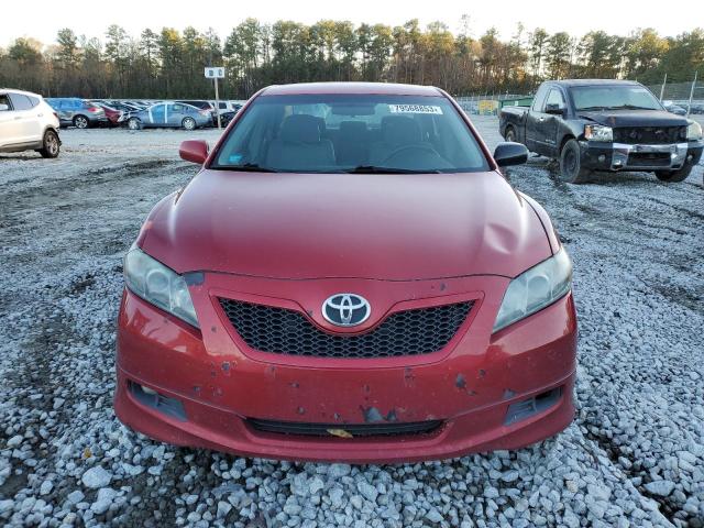 4T1BE46K09U401317 - 2009 TOYOTA CAMRY BASE RED photo 5