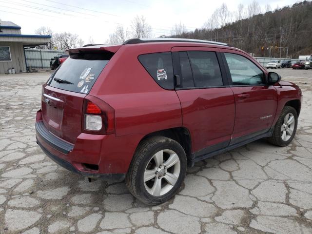 1C4NJDBB4ED841196 - 2014 JEEP COMPASS SPORT MAROON photo 3