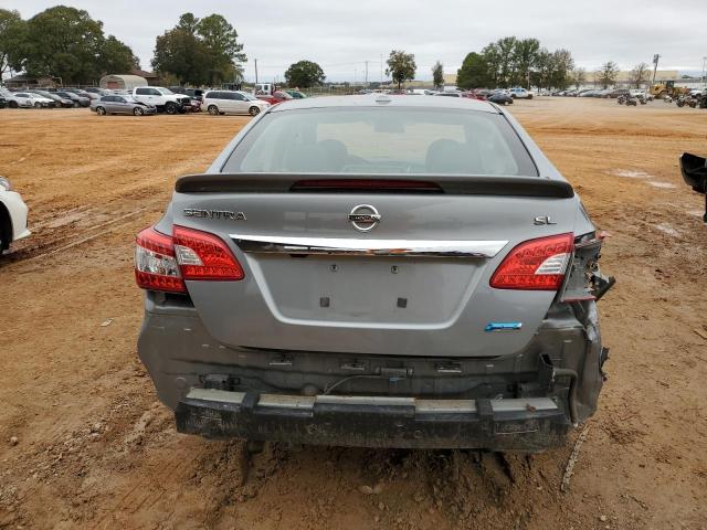 3N1AB7AP1DL712614 - 2013 NISSAN SENTRA S GRAY photo 6