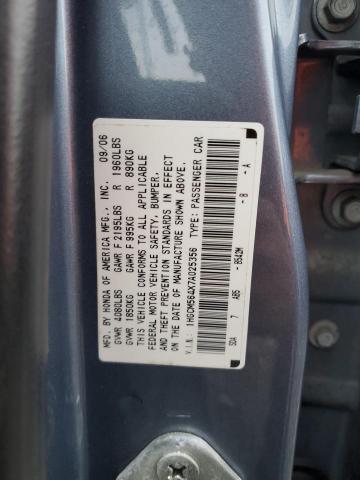 1HGCM564X7A025356 - 2007 HONDA ACCORD LX BLUE photo 12