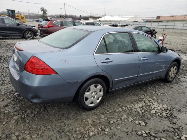 1HGCM564X7A025356 - 2007 HONDA ACCORD LX BLUE photo 3