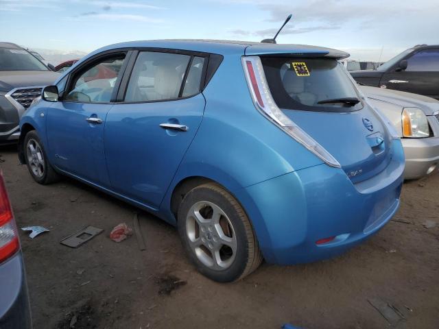 JN1AZ0CP4CT020535 - 2012 NISSAN LEAF SV BLUE photo 2