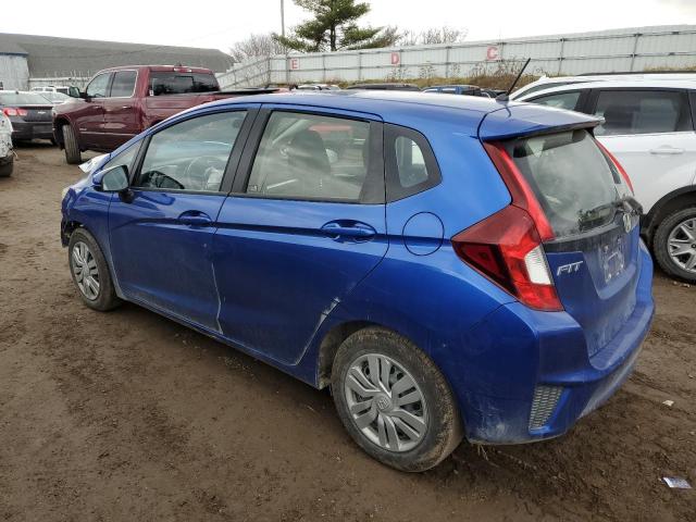 JHMGK5H53GX013248 - 2016 HONDA FIT LX BLUE photo 2