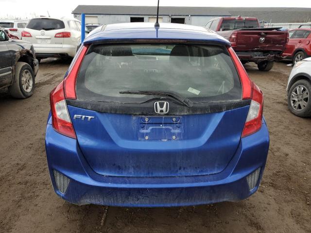 JHMGK5H53GX013248 - 2016 HONDA FIT LX BLUE photo 6