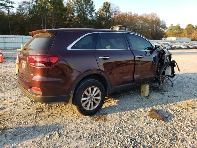 5XYPG4A39LG651734 - 2020 KIA SORENTO L BURGUNDY photo 3