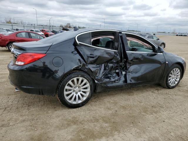 W04GY5GV8B1108962 - 2011 BUICK REGAL CXL BLACK photo 3