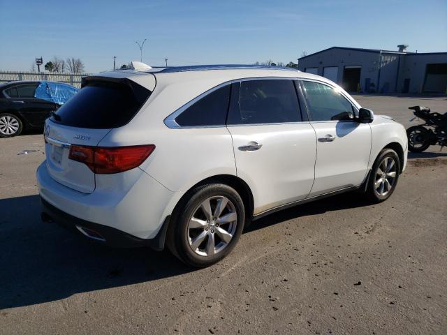 5FRYD3H85EB001154 - 2014 ACURA MDX ADVANCE WHITE photo 3