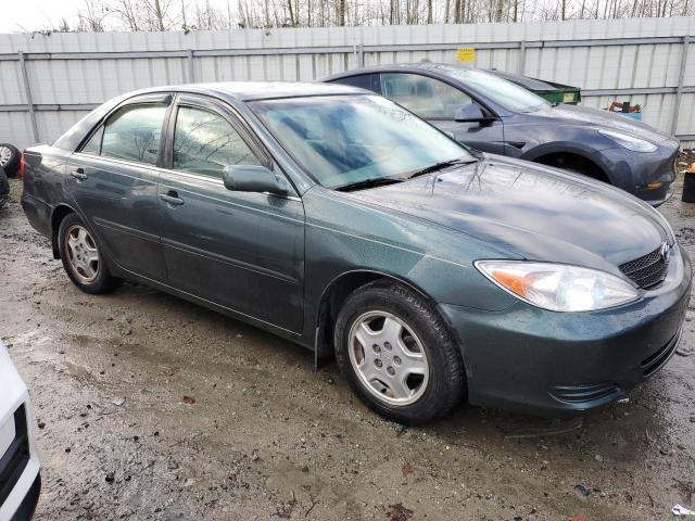 4T1BF32K82U532336 - 2002 TOYOTA CAMRY LE GREEN photo 4