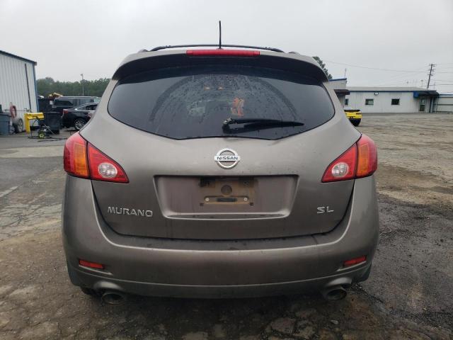 JN8AZ18U49W016482 - 2009 NISSAN MURANO S BROWN photo 6