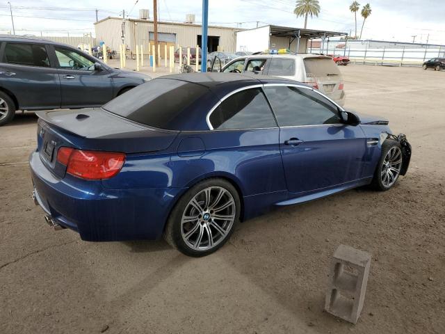 WBSDX9C58BE585286 - 2011 BMW M3 BLUE photo 3