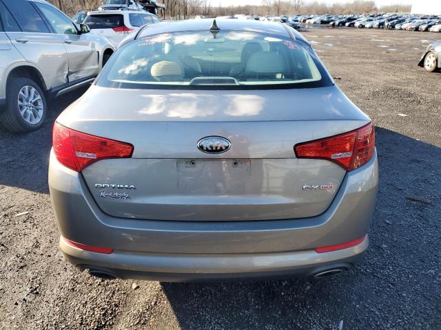 5XXGN4A75DG200962 - 2013 KIA OPTIMA EX GRAY photo 6