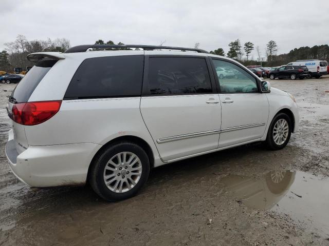 5TDZK22CX8S143566 - 2008 TOYOTA SIENNA XLE WHITE photo 3