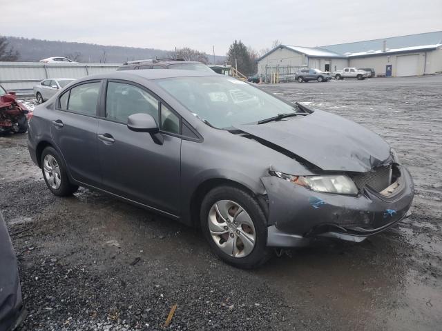 19XFB2F58DE211009 - 2013 HONDA CIVIC LX GRAY photo 4