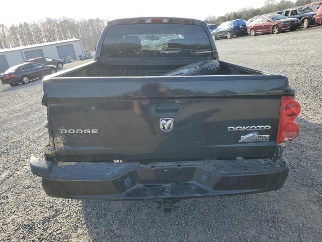 1D7RW3GK0BS577459 - 2011 DODGE DAKOTA SLT BLACK photo 6