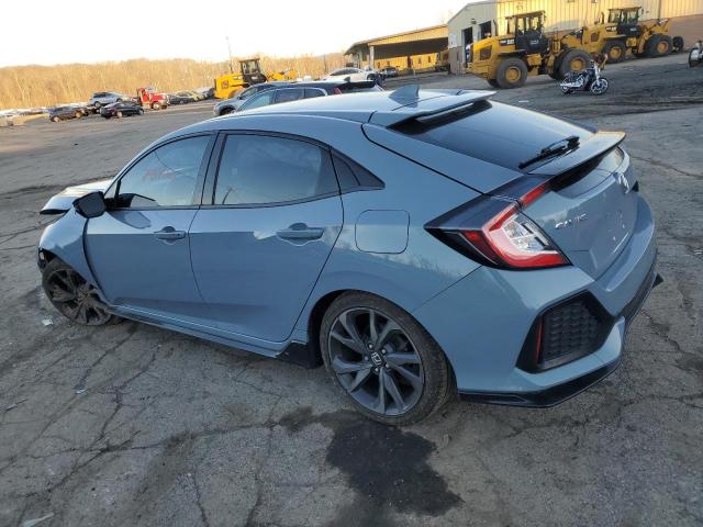 SHHFK7H93KU414294 - 2019 HONDA CIVIC SPORT TOURING GRAY photo 2