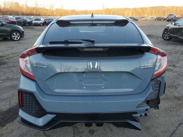 SHHFK7H93KU414294 - 2019 HONDA CIVIC SPORT TOURING GRAY photo 6