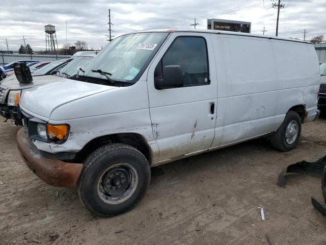 1FTNE24L33HB90759 - 2003 FORD ECONOLINE E250 VAN WHITE photo 1