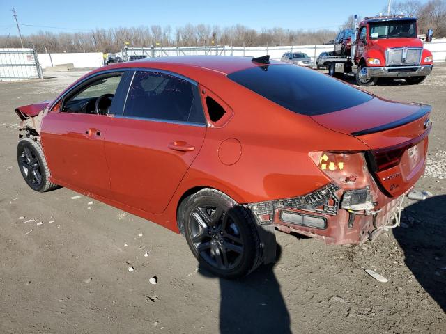 3KPF54AD2KE068587 - 2019 KIA FORTE EX ORANGE photo 2