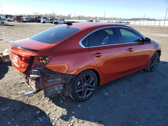 3KPF54AD2KE068587 - 2019 KIA FORTE EX ORANGE photo 3