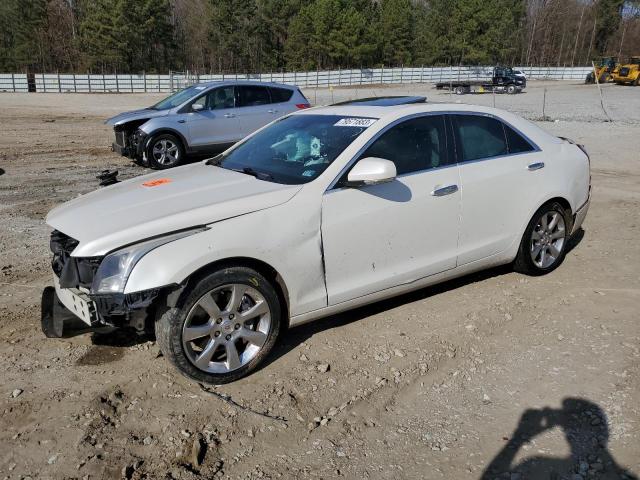 1G6AH5S35D0122718 - 2013 CADILLAC ATS LUXURY WHITE photo 1