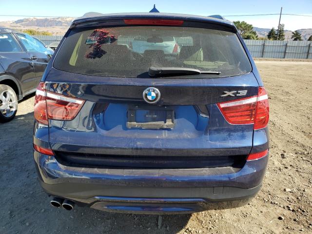 5UXWX9C50H0T03890 - 2017 BMW X3 XDRIVE28I BLUE photo 6