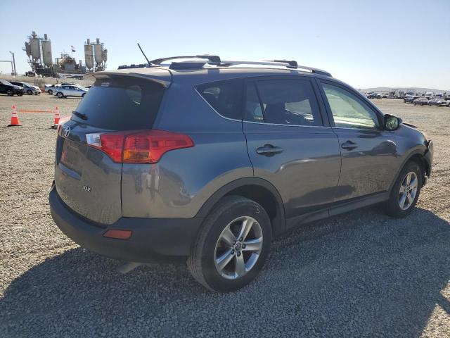 JTMWFREV5FJ038022 - 2015 TOYOTA RAV4 XLE GRAY photo 3