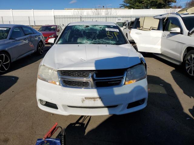 1B3BD2FB9BN587288 - 2011 DODGE AVENGER LUX WHITE photo 5