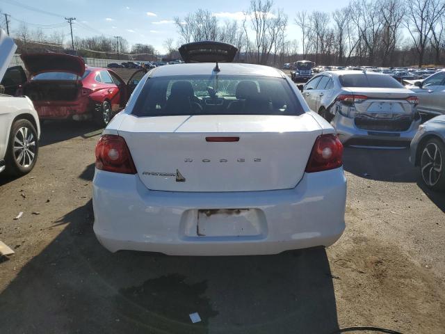 1B3BD2FB9BN587288 - 2011 DODGE AVENGER LUX WHITE photo 6