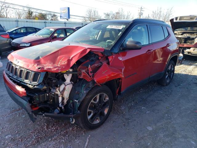 3C4NJDDB7HT607078 - 2017 JEEP COMPASS TRAILHAWK RED photo 1