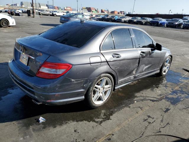 WDDGF5EB3AF362395 - 2010 MERCEDES-BENZ C 300 GRAY photo 3