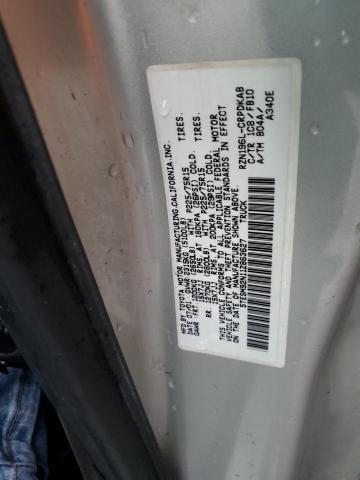 5TESM92N11Z863627 - 2001 TOYOTA TACOMA XTRACAB PRERUNNER ვერცხლისფერი ფოტო 12