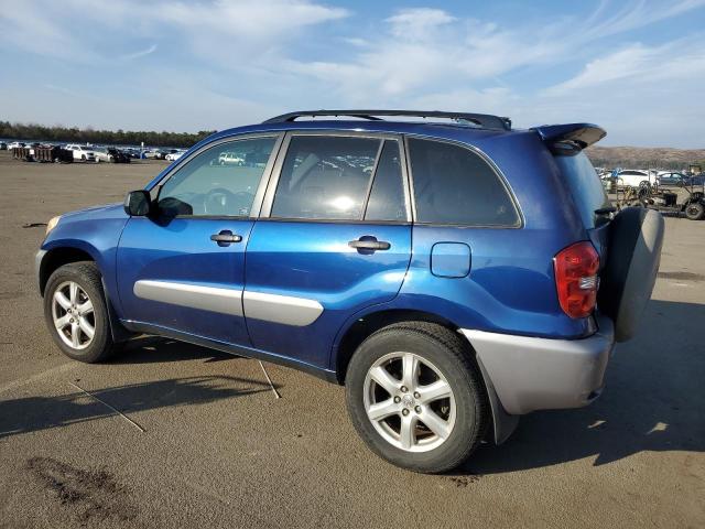 JTEHD20V540022205 - 2004 TOYOTA RAV4 BLUE photo 2