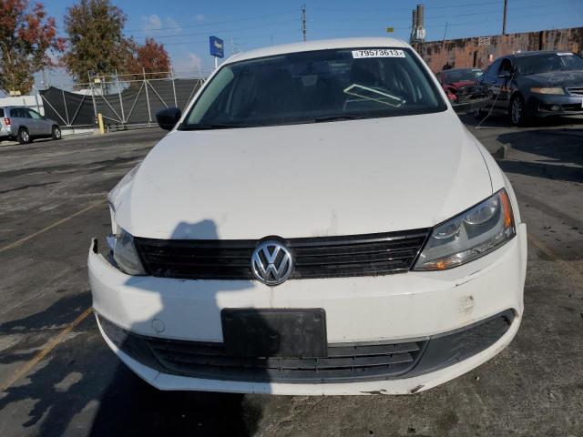 3VW2K7AJ3CM336551 - 2012 VOLKSWAGEN JETTA BASE WHITE photo 5