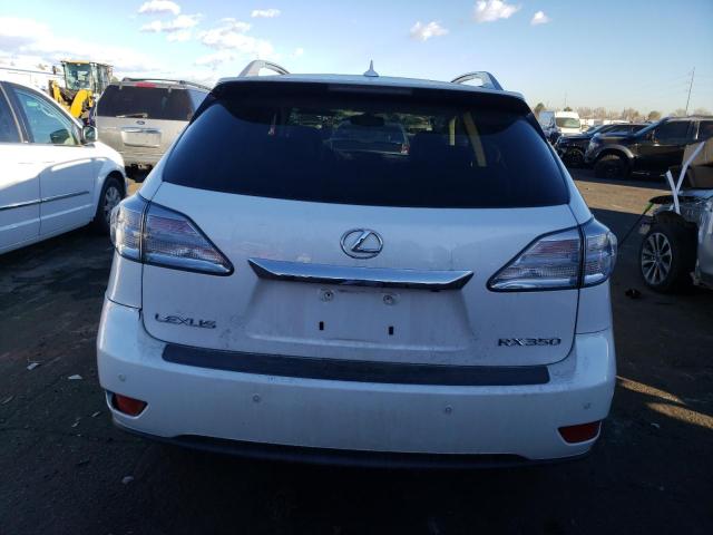 2T2BK1BA6AC054789 - 2010 LEXUS RX 350 WHITE photo 6