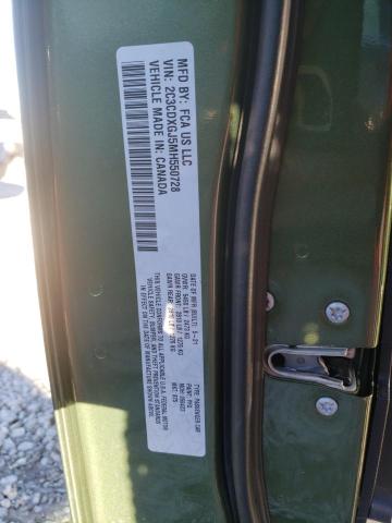 2C3CDXGJ5MH550728 - 2021 DODGE CHARGER SCAT PACK GREEN photo 12