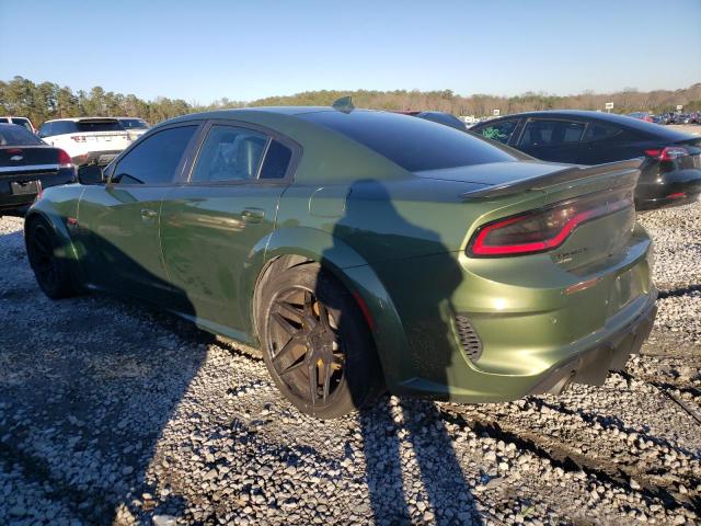 2C3CDXGJ5MH550728 - 2021 DODGE CHARGER SCAT PACK GREEN photo 2