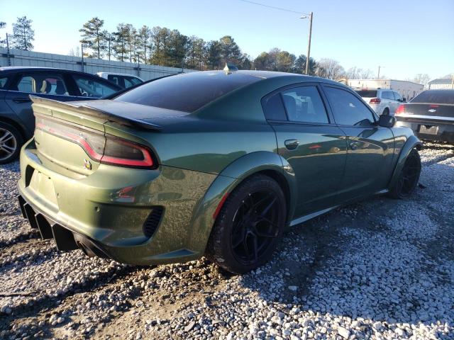 2C3CDXGJ5MH550728 - 2021 DODGE CHARGER SCAT PACK GREEN photo 3