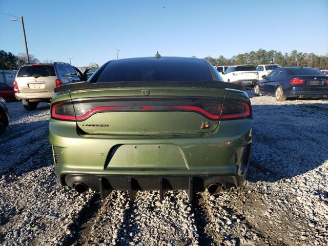 2C3CDXGJ5MH550728 - 2021 DODGE CHARGER SCAT PACK GREEN photo 6