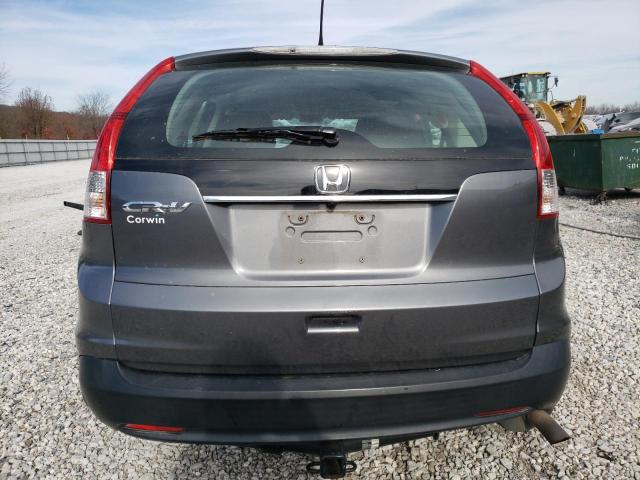 3CZRM3H32CG700589 - 2012 HONDA CR-V LX GRAY photo 6