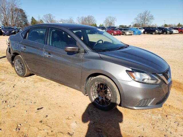 3N1AB7AP1HY243517 - 2017 NISSAN SENTRA S GRAY photo 4