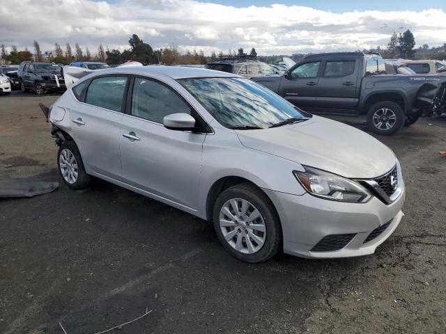 3N1AB7AP3HY387747 - 2017 NISSAN SENTRA S SILVER photo 4