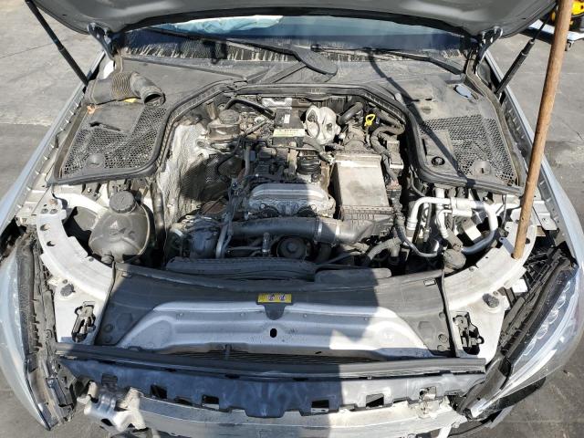 55SWF4JBXGU153835 - 2016 MERCEDES-BENZ C 300 SILVER photo 11