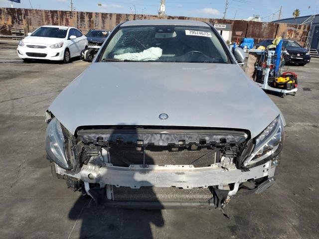 55SWF4JBXGU153835 - 2016 MERCEDES-BENZ C 300 SILVER photo 5